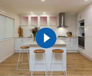 Modern white kitchen