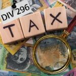 DIVISION 296 TAX and australian cash under a magnifying glass